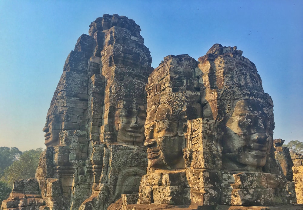 Bayon à Siem Reap, Cambodge