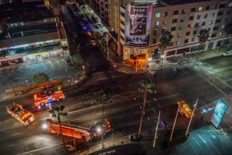 city during night