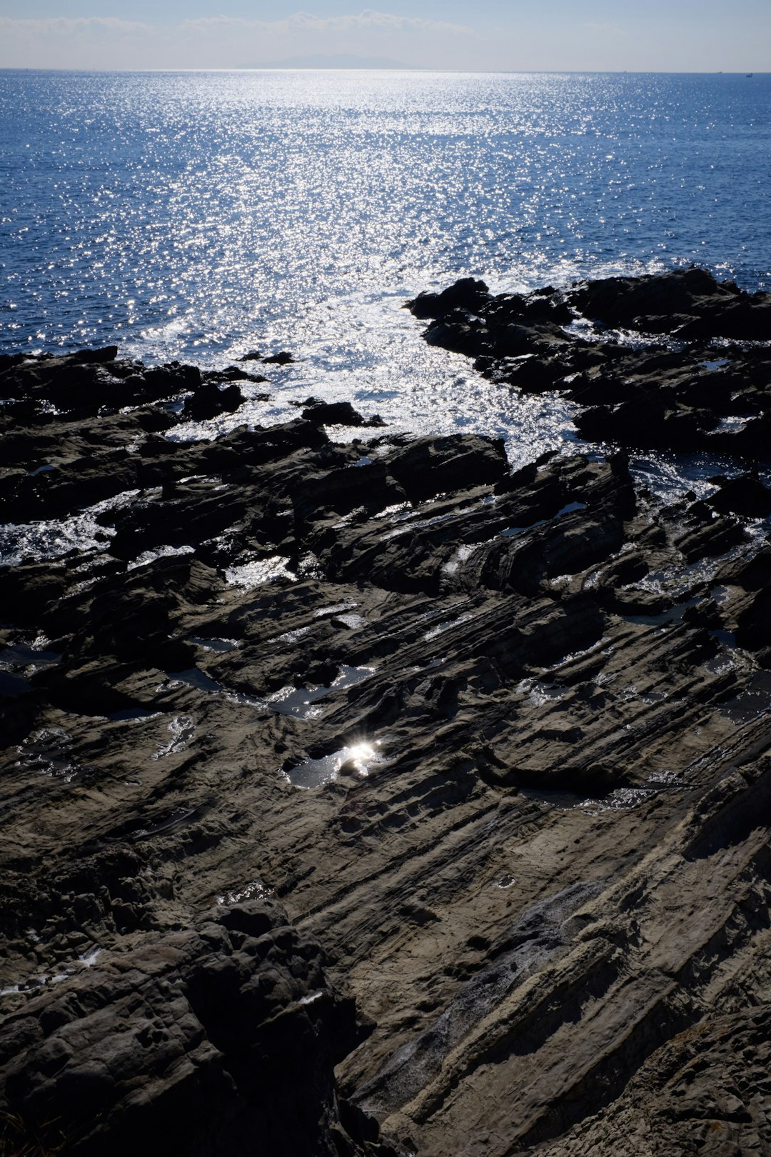 rock formations near sea