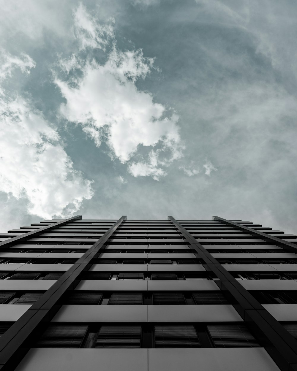 low-angle photography of high-rise building