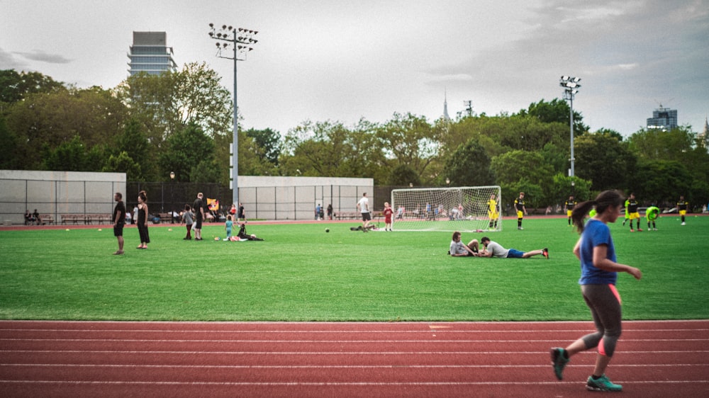 soccer player on soccer field