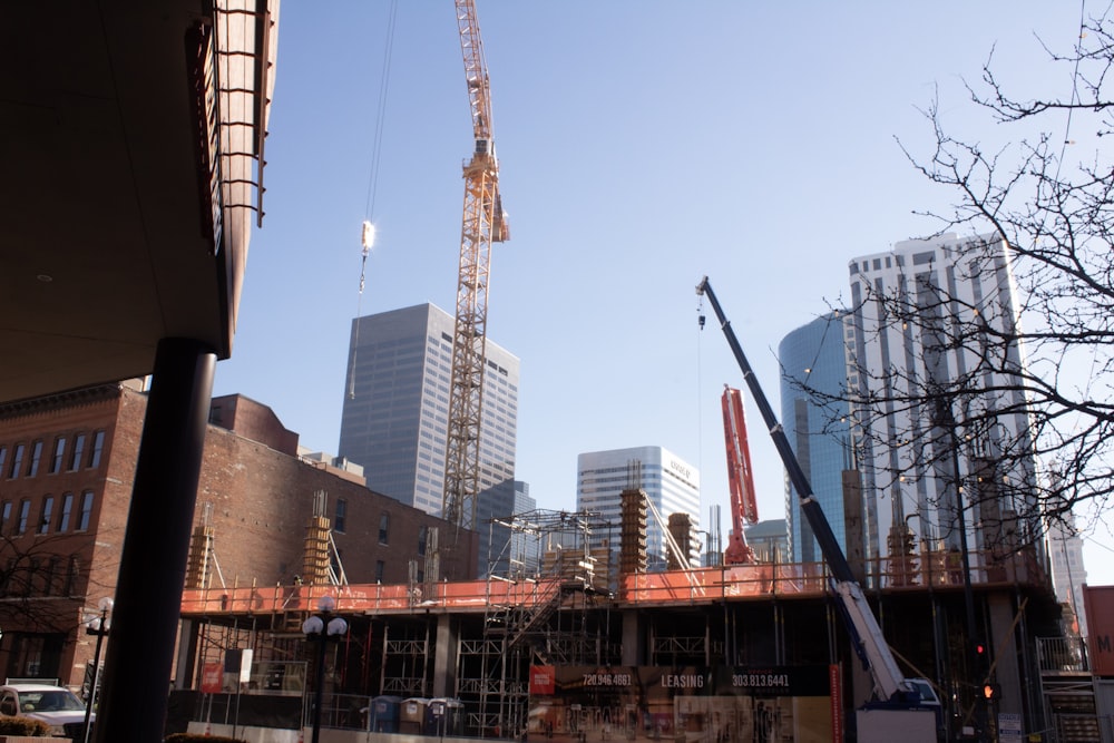 building construction during day