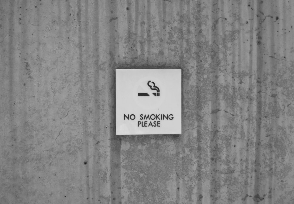 Não fume, por favor, logotipo