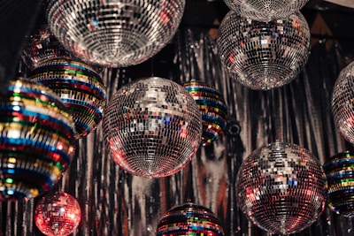 assorted mirror balls lot