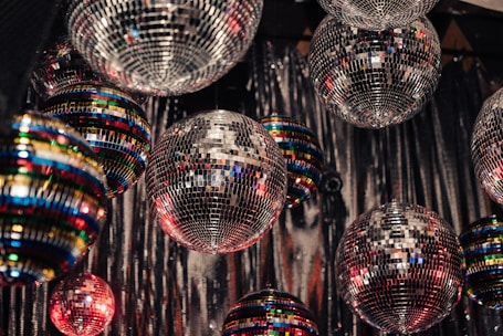 assorted mirror balls lot