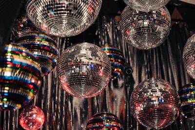 assorted mirror balls lot