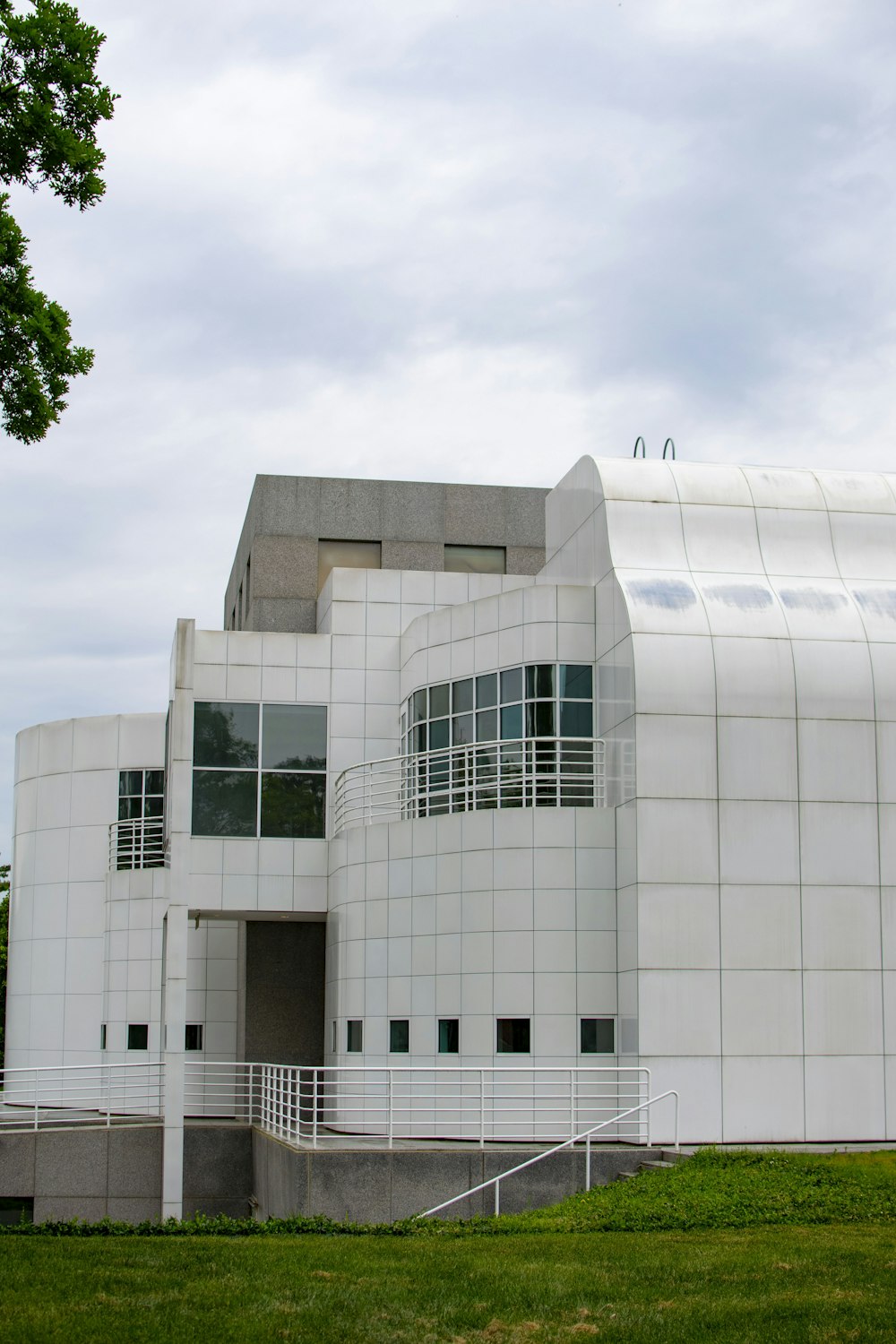 white concrete building