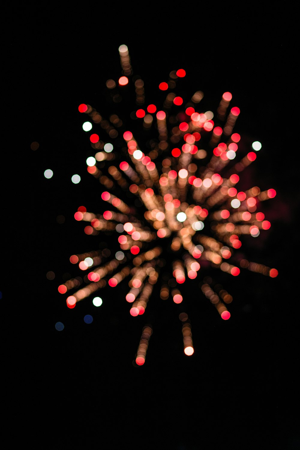 red fireworks display