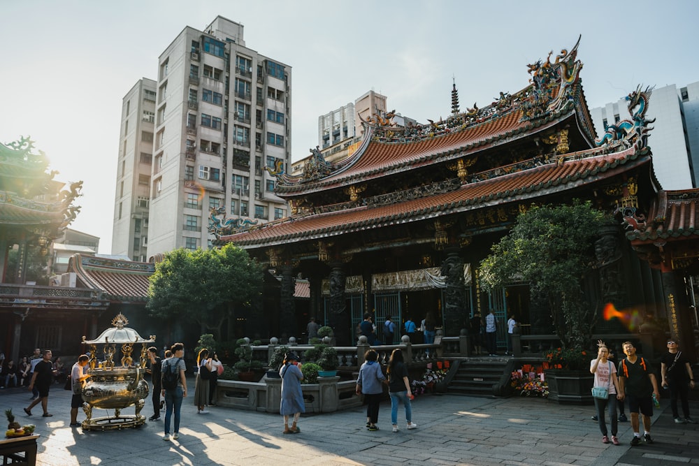 people near temple