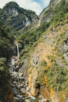 landscape photo of a waterfall