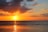 sunset at sea
