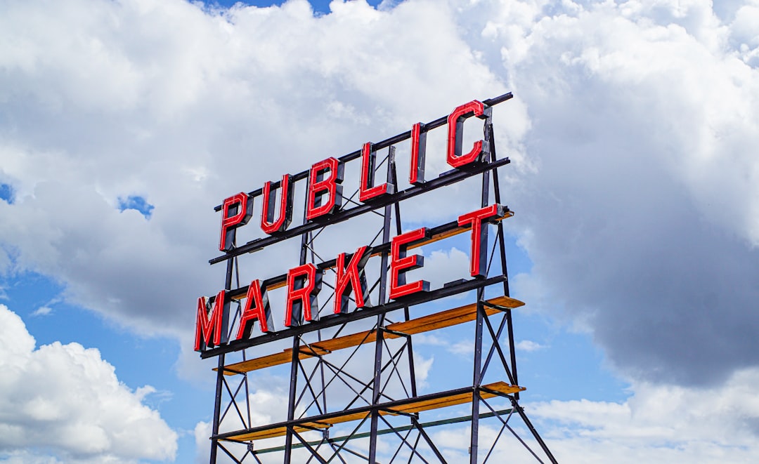 public market signboard