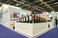 wine bottles on top of table