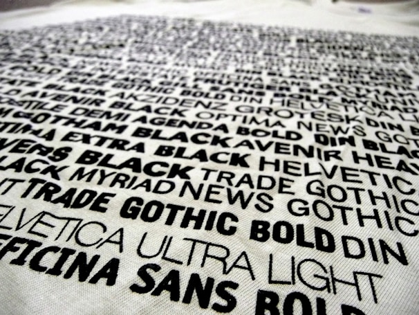 A collection of stylish obituaries presented in various textures and sizes.