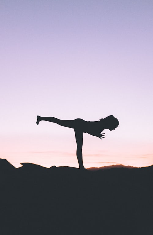 yoga with the sunrise