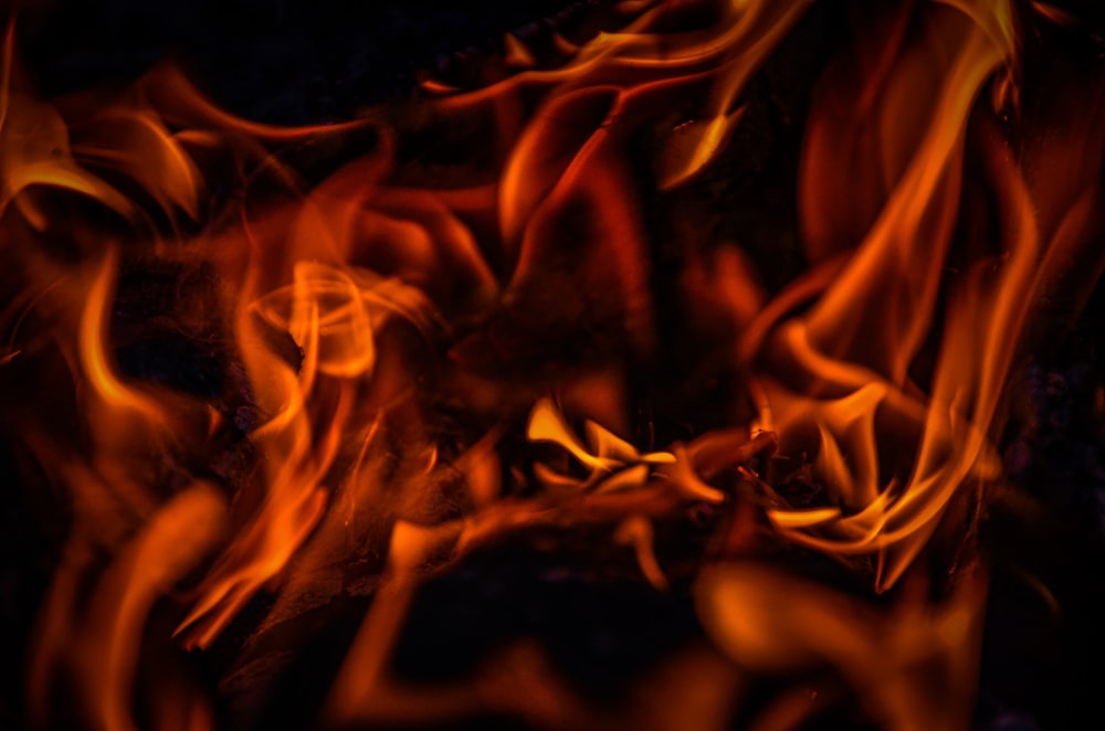 fire digital wallpaper