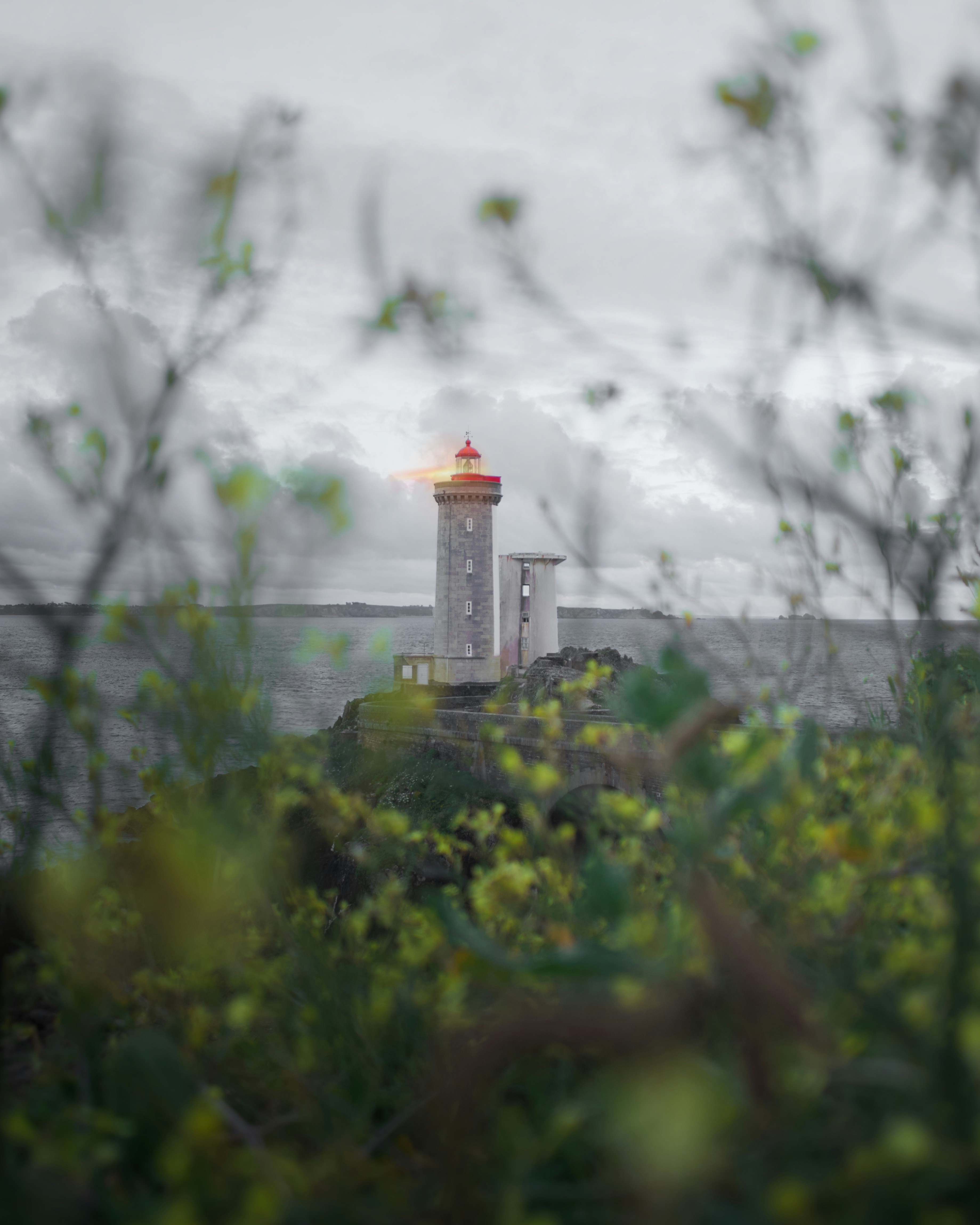 lighthouse near body of water