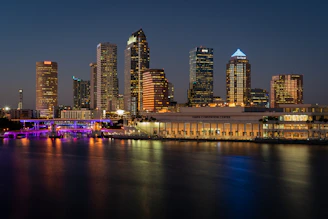 buildings near body of water