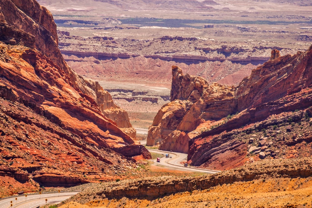 brown land formation