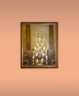 A historic depiction of Khalif Othman in his regal attire.