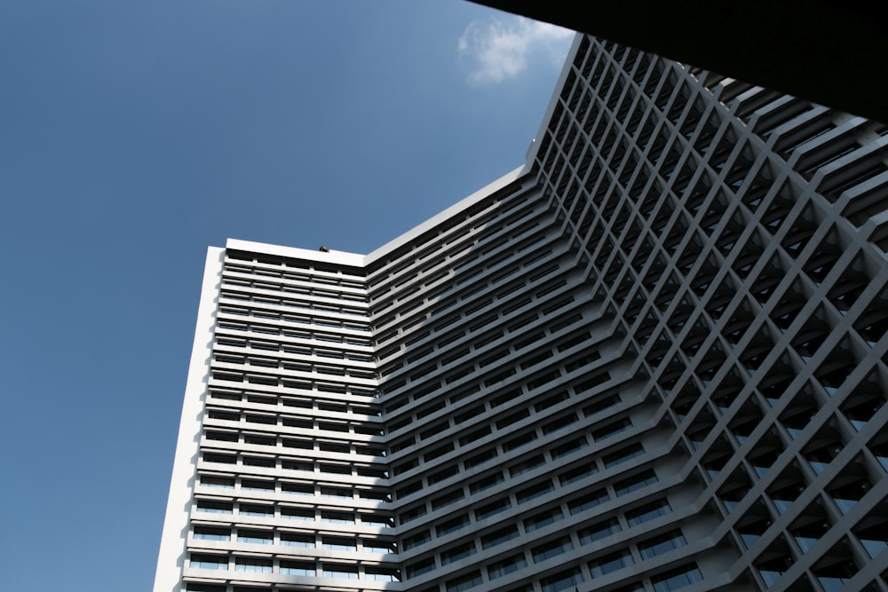 low-angle photography of high-rise building