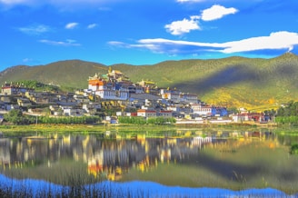 A vibrant travel destination showcasing beautiful landscapes.