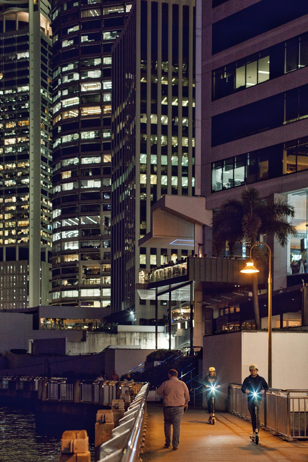 people walking near buildings