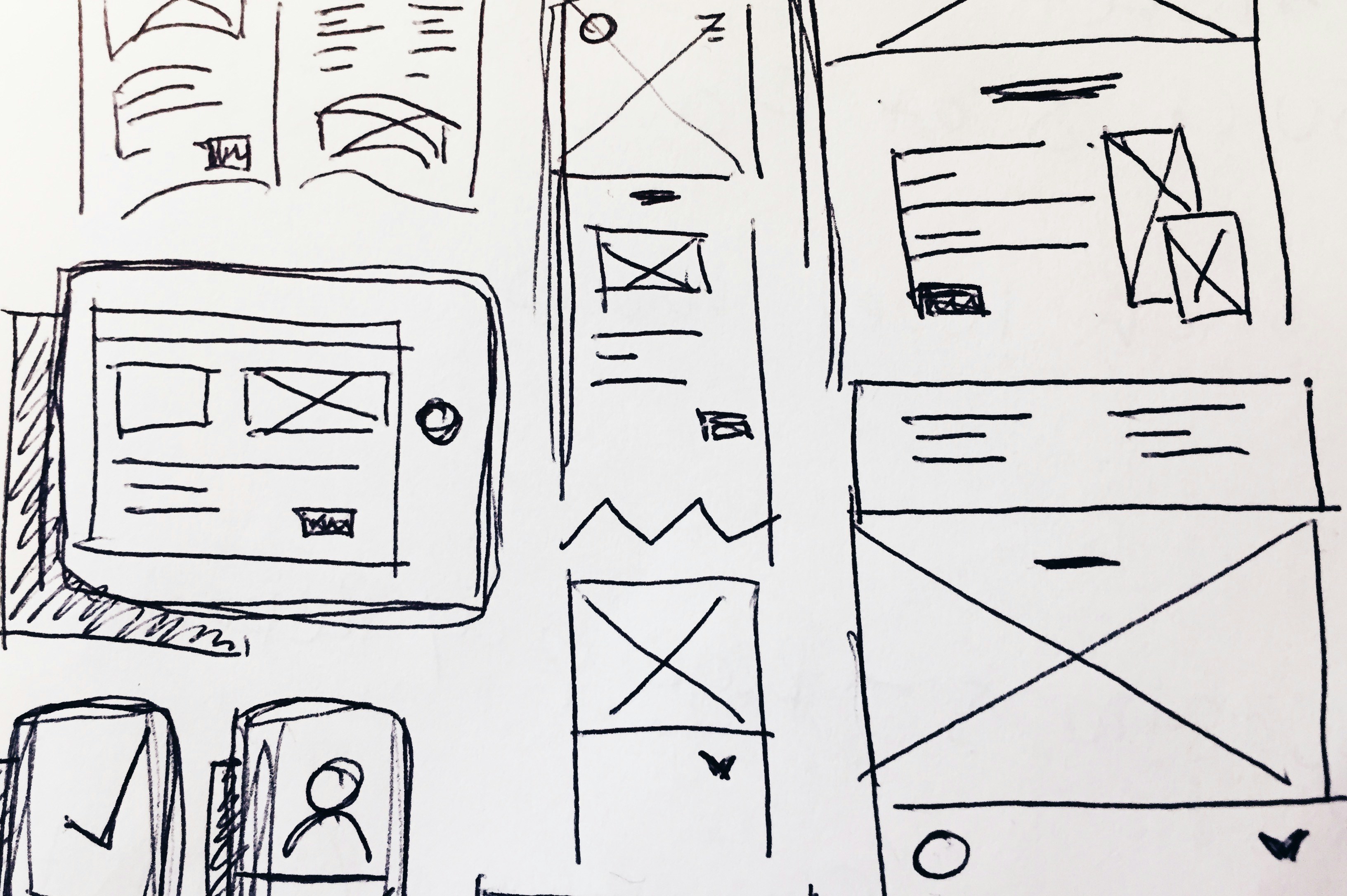 futuristic smart home concept sketch