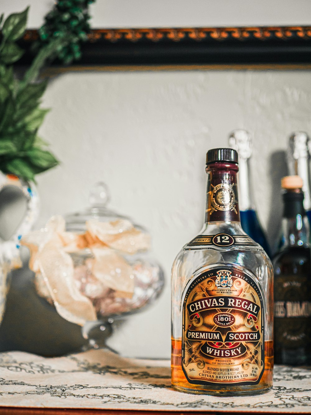 Chivas Regal whisky bottle