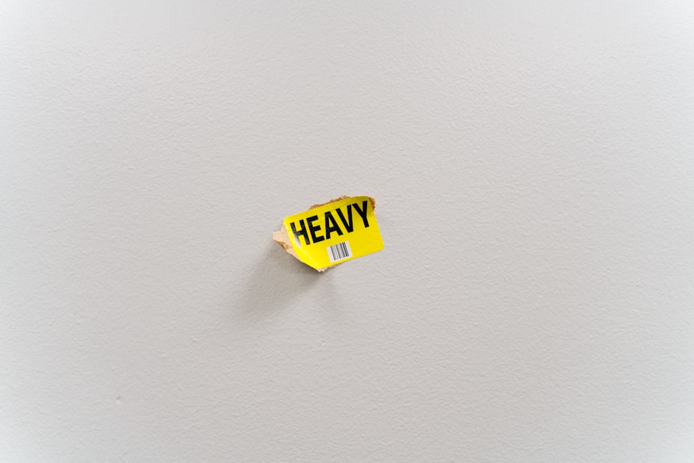 Heavy sticker