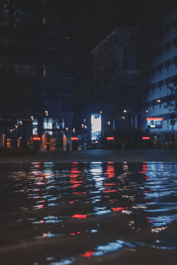 Ciudad Bajo la Lluvia