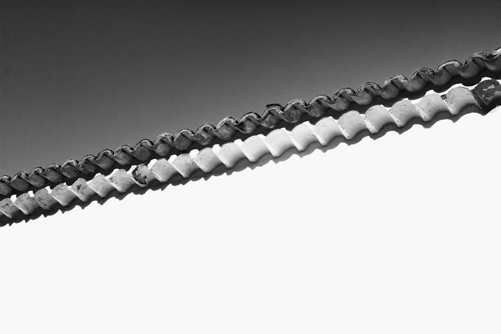 a black and white photo of a row of toothbrushes