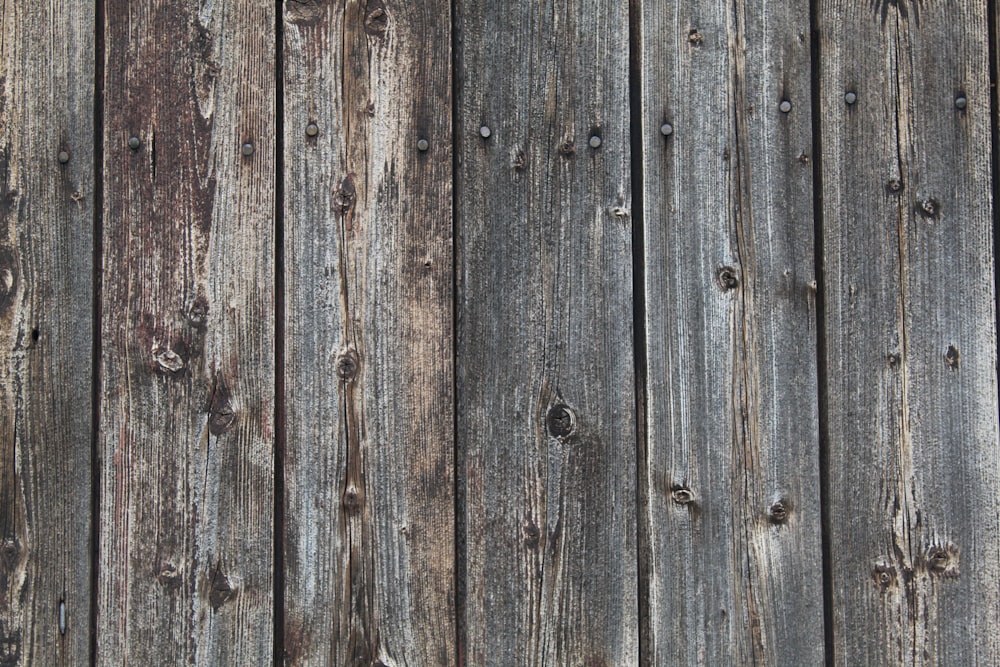 brown wooden fence