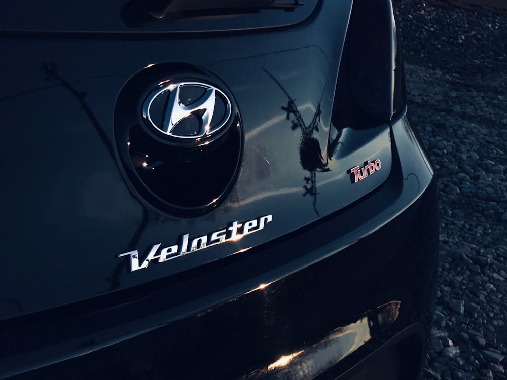 black Hyundai Velaster