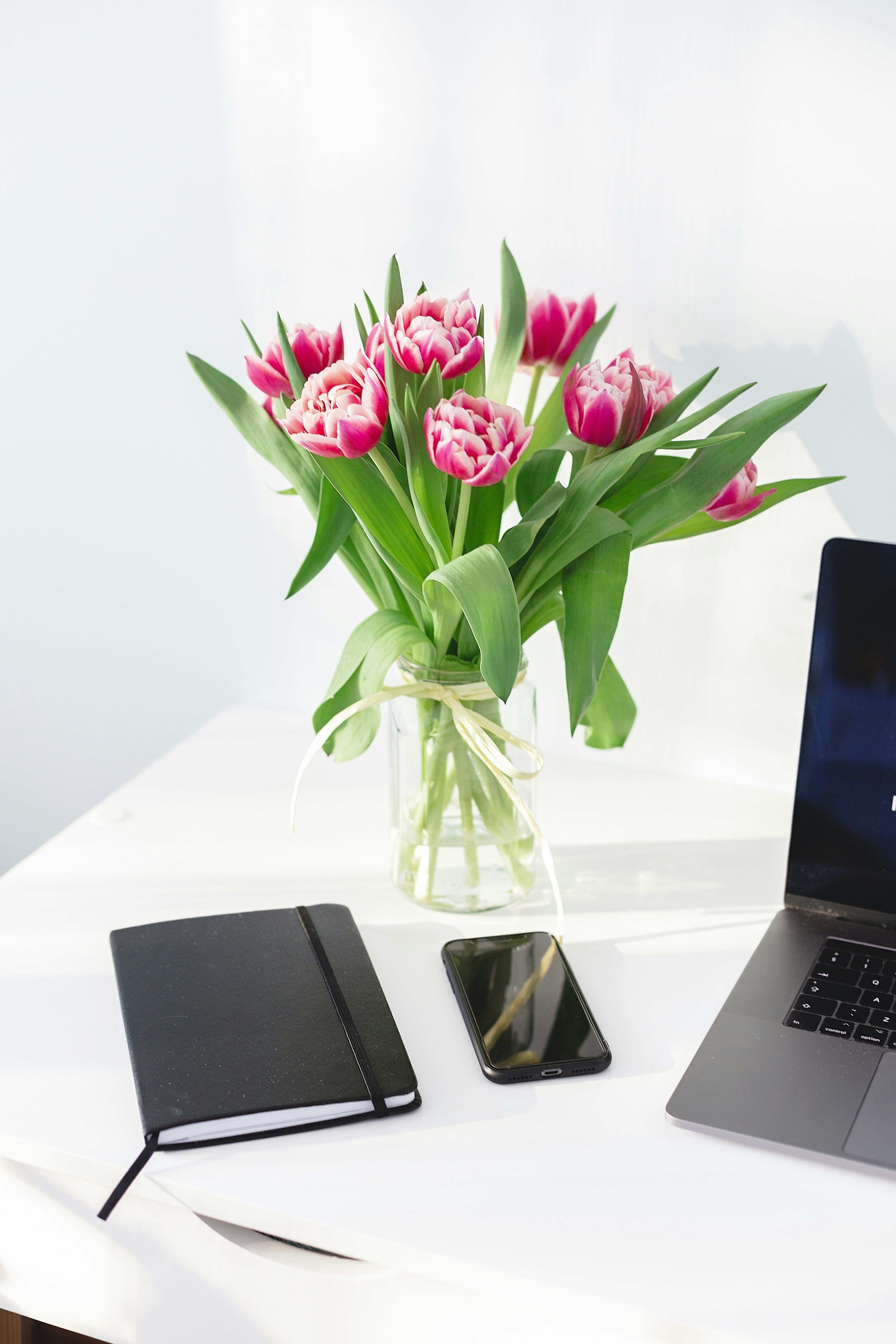 flor de pétalos rosados