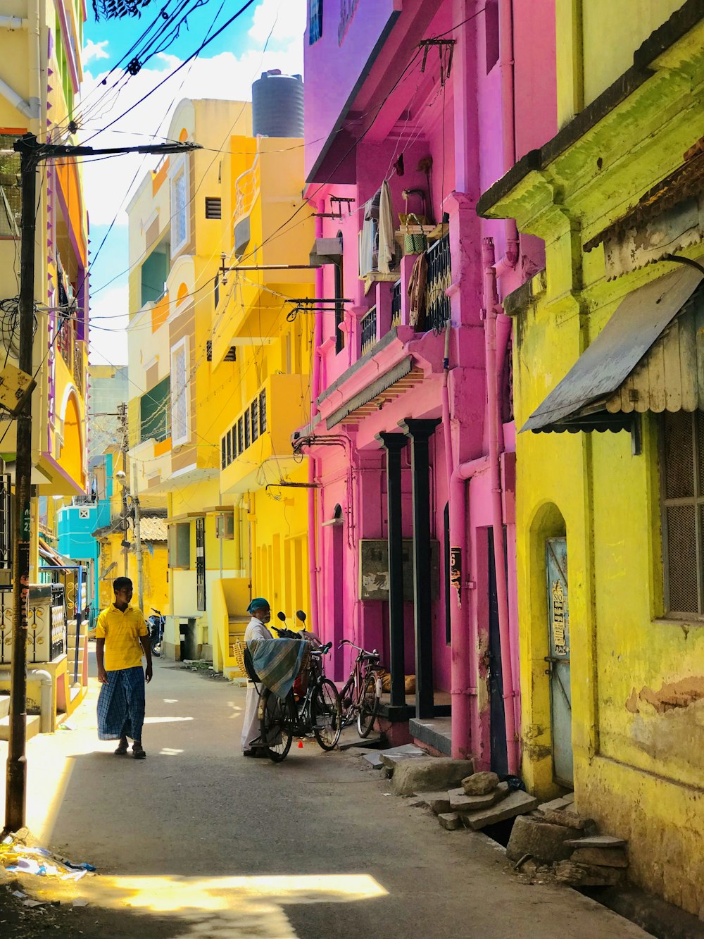 assorted-color building during daytime