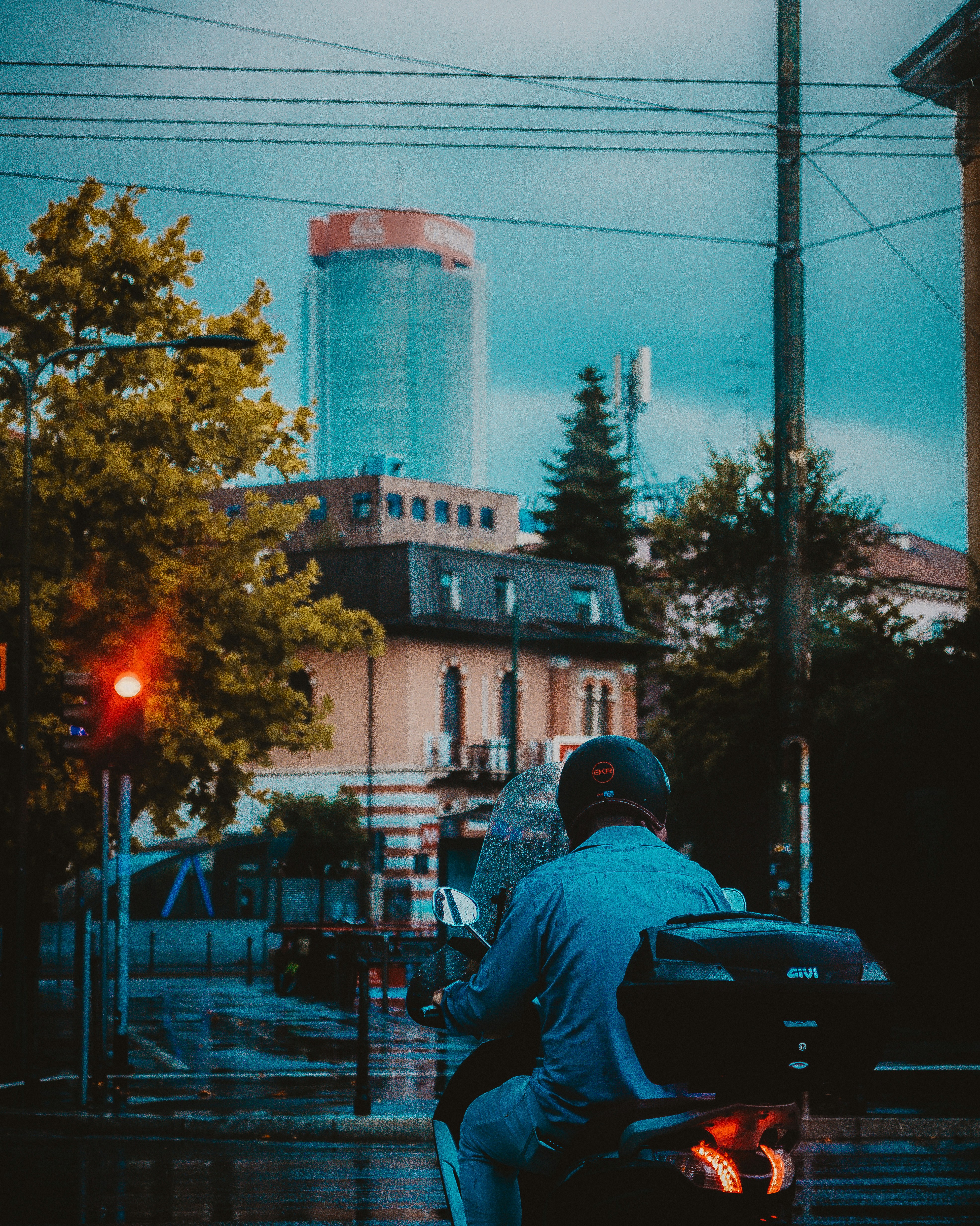 blue