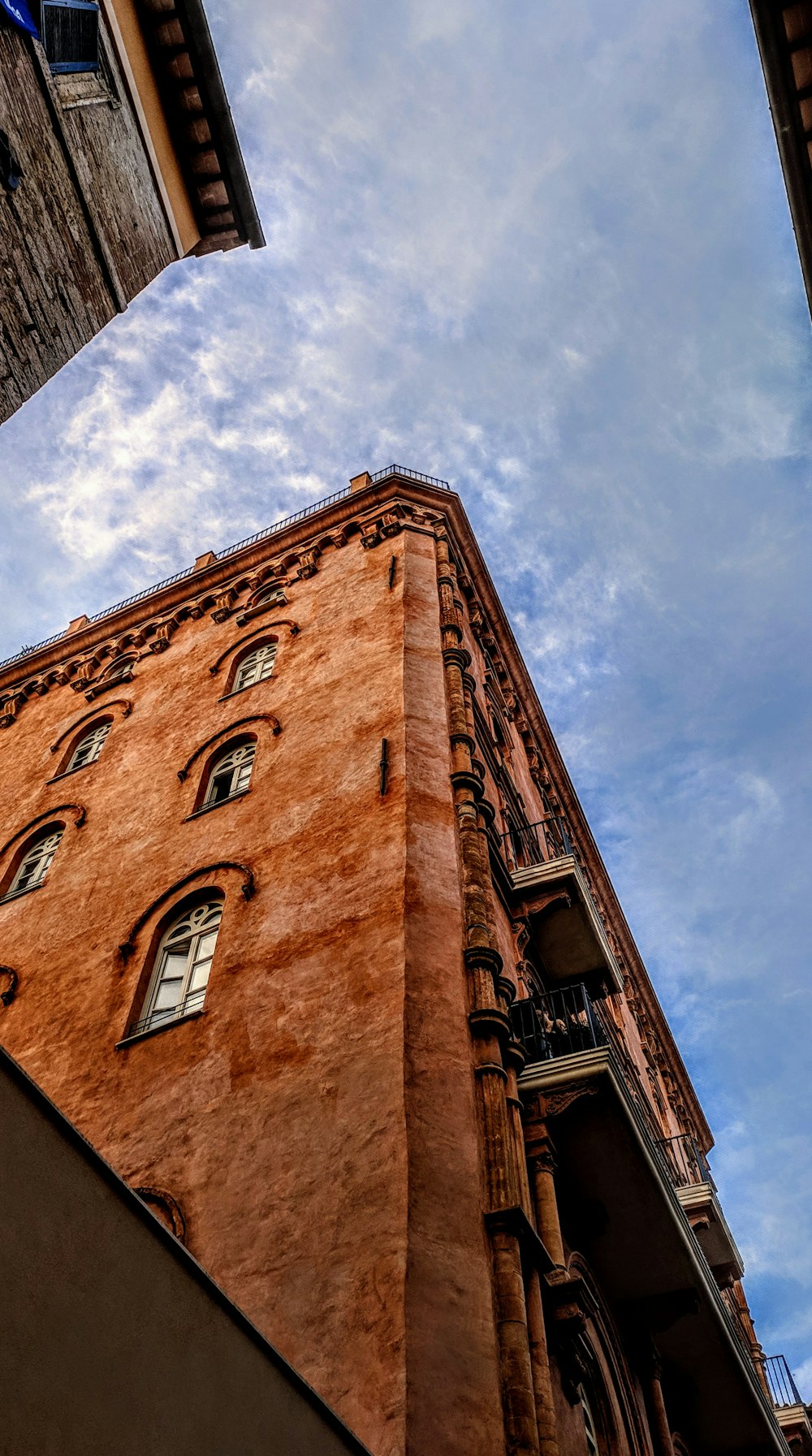 low angle view of apartment at daytime