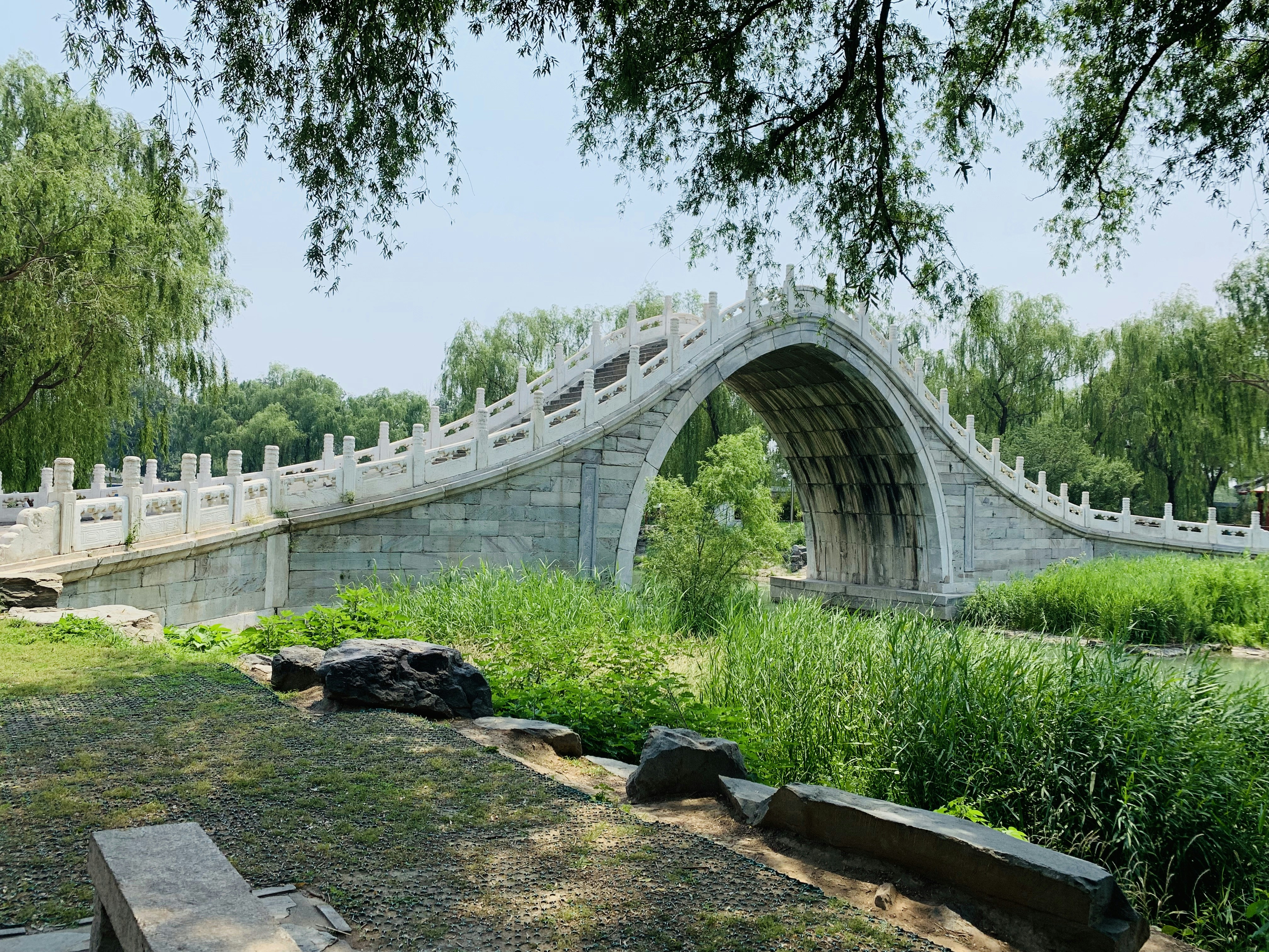 bridge near garden