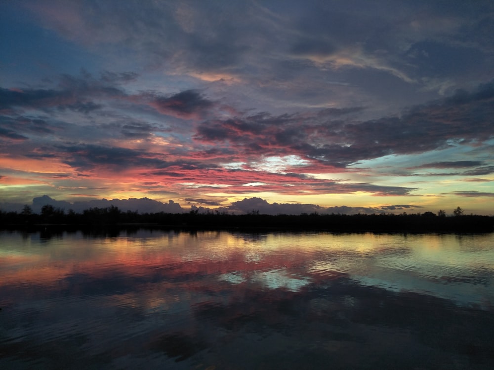 calm body of water