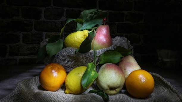 assorted-color fruits
