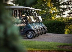golf carts on road
