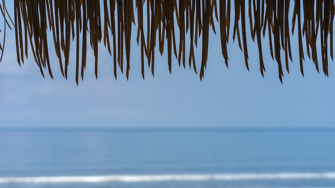 A serene ocean view representing Solara Stays' vacation rentals.