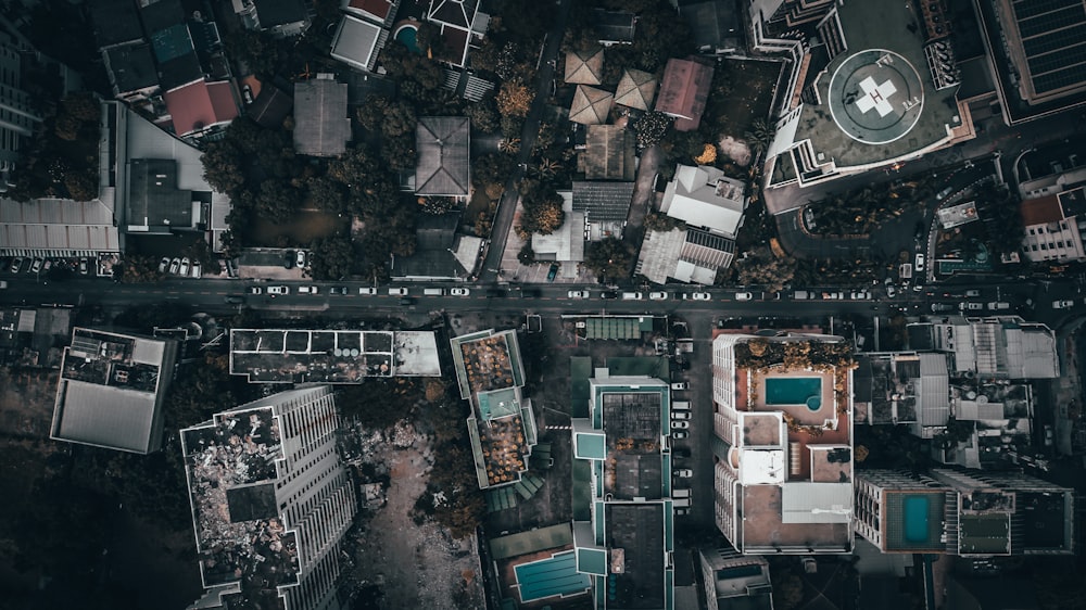 Fotografía aérea de la ciudad