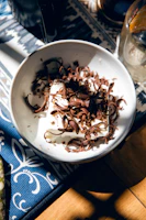 Transformation of a dessert photo from dull to mouth-watering appeal.