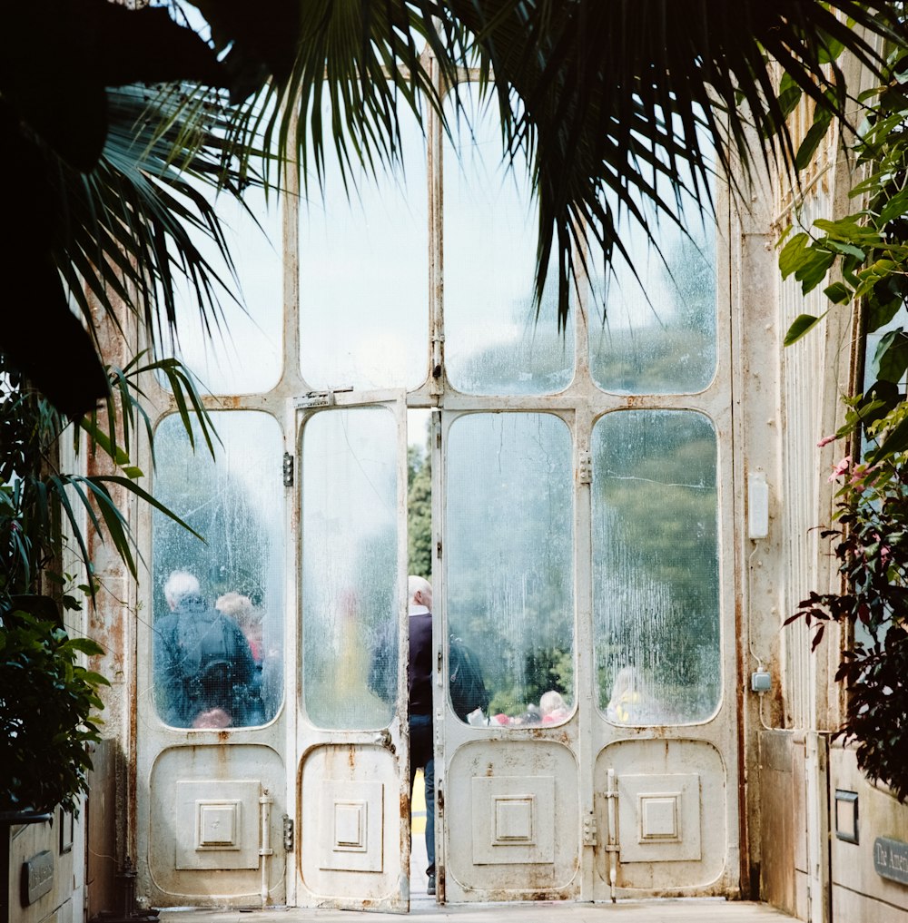 white wooden framed window