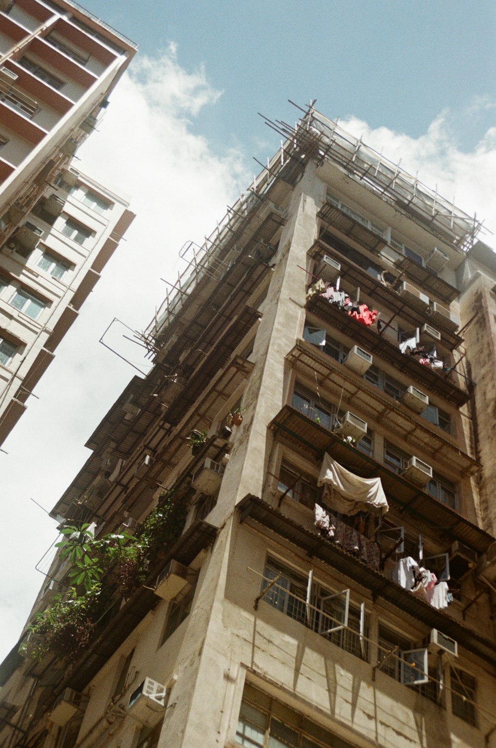 low angle photography of high-rise building