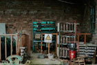 Industrial power supply units installed in a factory setting with visible wiring.