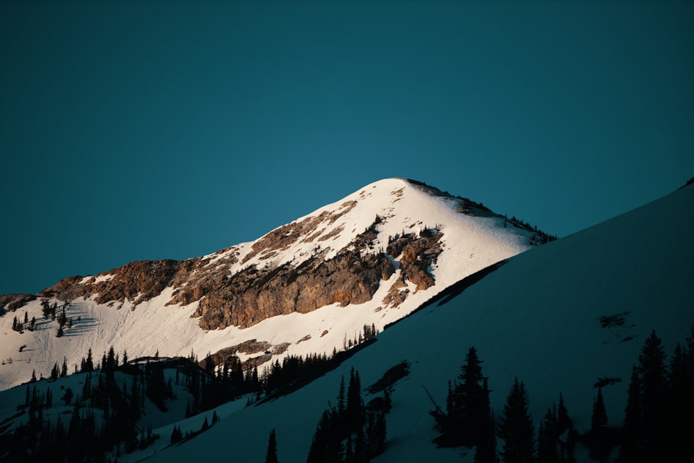 snow covered mountain