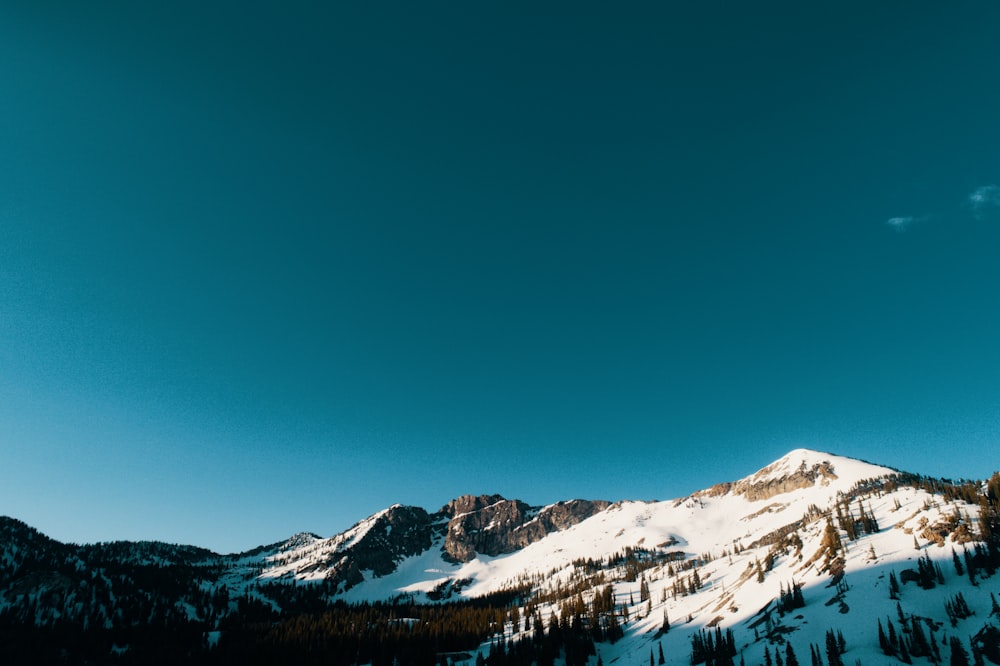 snow covered mountain